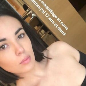 Agathe Auproux se dévoile au naturel, sans maquillage en story sur Instagram, le 3 mai 2018.