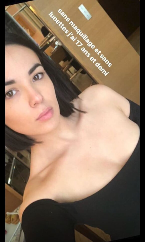 Agathe Auproux se dévoile au naturel, sans maquillage en story sur Instagram, le 3 mai 2018.