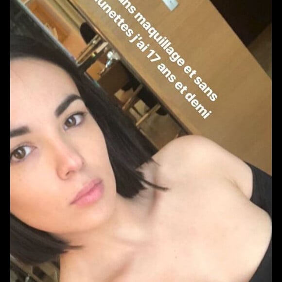 Agathe Auproux se dévoile au naturel, sans maquillage en story sur Instagram, le 3 mai 2018.