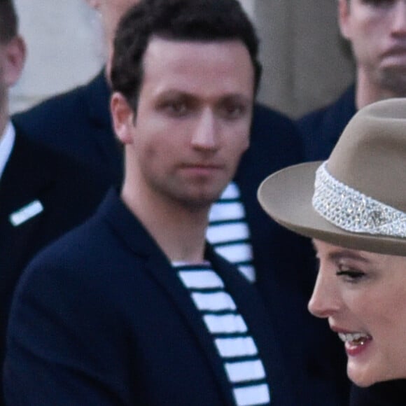 Marie-Agnès Gillot - Arrivées au défilé croisière Chanel au Grand Palais à Paris, France, le 3 mai 2018. © CVS/Bestimage