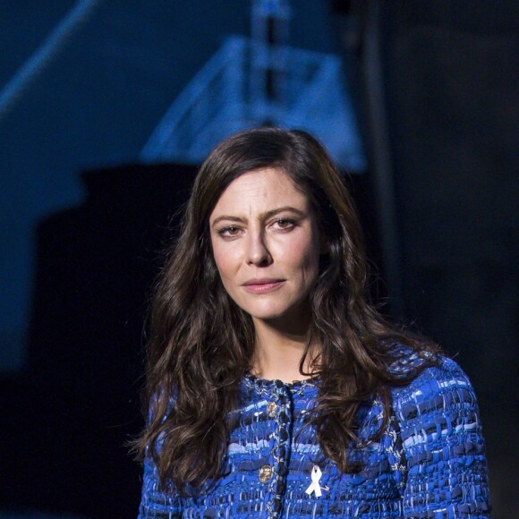 Anna Mouglalis - Photocall du défilé de la collection Croisière Chanel 2018/2019 au Grand Palais à Paris, France, le 3 mai 2018. © Olivier Borde/Bestimage