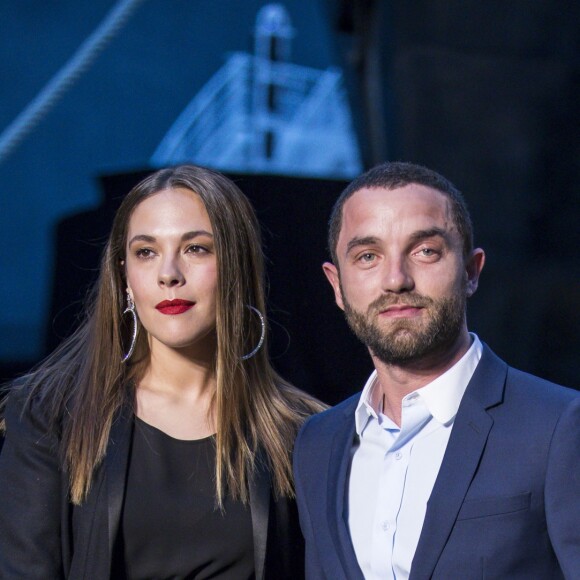 Alysson Paradis avec son compagnon Guillaume Gouix - Photocall du défilé de la collection Croisière Chanel 2018/2019 au Grand Palais à Paris, France, le 3 mai 2018. © Olivier Borde/Bestimage