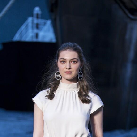 Anamaria Vartolomei - Photocall du défilé de la collection Croisière Chanel 2018/2019 au Grand Palais à Paris, France, le 3 mai 2018. © Olivier Borde/Bestimage