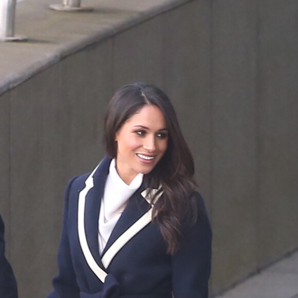 Le prince Harry et sa fiancée Meghan Markle viennent célébrer la journée internationale de la femme à Millennium Point à Birmingham le 8 mars 2018.