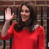 Kate Middleton à la maternité St Mary à Londres, le 23 avril 2018