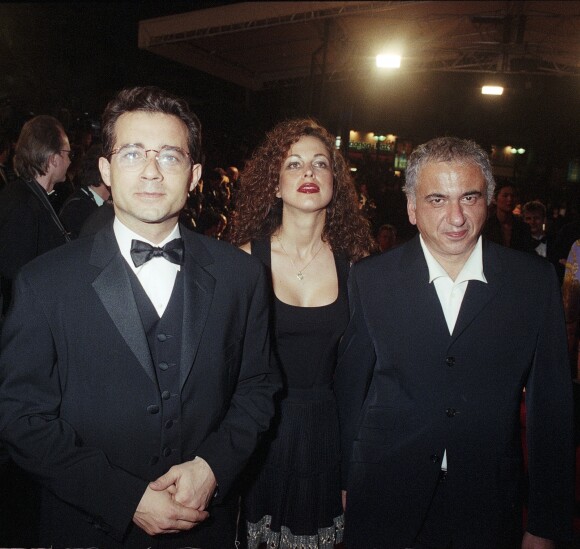 Jean-Luc Delarue et Hubert Boukobza à Cannes en 1998.
