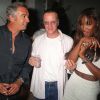 Naomi Campbell, Hubert Boukobza, Flavio Briatore et Christopher Lambert en 1999.