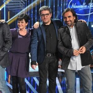 Sinclair, Maurane, Olivier Bas et André Manoukian, jury de "Nouvelle Star" sur M6.