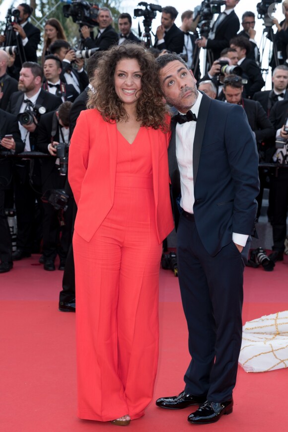 Anne-Valérie Payet et son frère Manu Payet - Montée des marches du film "Everybody Knows" lors de la cérémonie d'ouverture du 71ème Festival International du Film de Cannes. Le 8 mai 2018 © Borde-Jacovides-Moreau/Bestimage