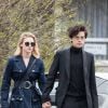 Exclusif - Cole Sprouse et sa compagne Lili Reinhart profitent d'un moment romantique sur la butte Montmartre à Paris, le 2 avril 2018.