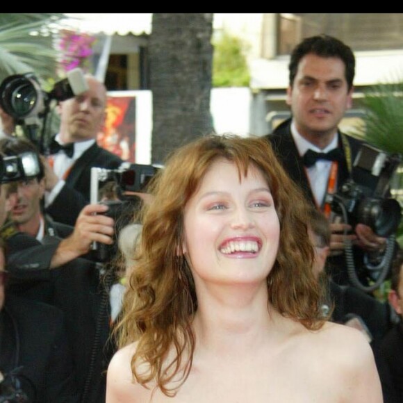 Laetitia Casta sur la Croisette en 2003.