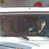 Exclusif - Ariana Grande et son compagnon Mac Miller à bord d'un 4x4 Mercedes Classe G dans les rues de Los Angeles, le 21 novembre 2017.