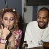 Chris Brown avec Paris Jackson lors de l'anniversaire de cette dernière le 6 avril 2018 au Hyde Sunset à Los Angeles. © Michael Simon/Startraks/Abacapress.com