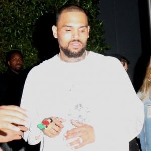 Chris Brown est allé fêter l'anniversaire de Paris Jackson (20 ans) au Bash at Hyde Sunset Kitchen and Cocktails à Los Angeles le 6 avril 2018