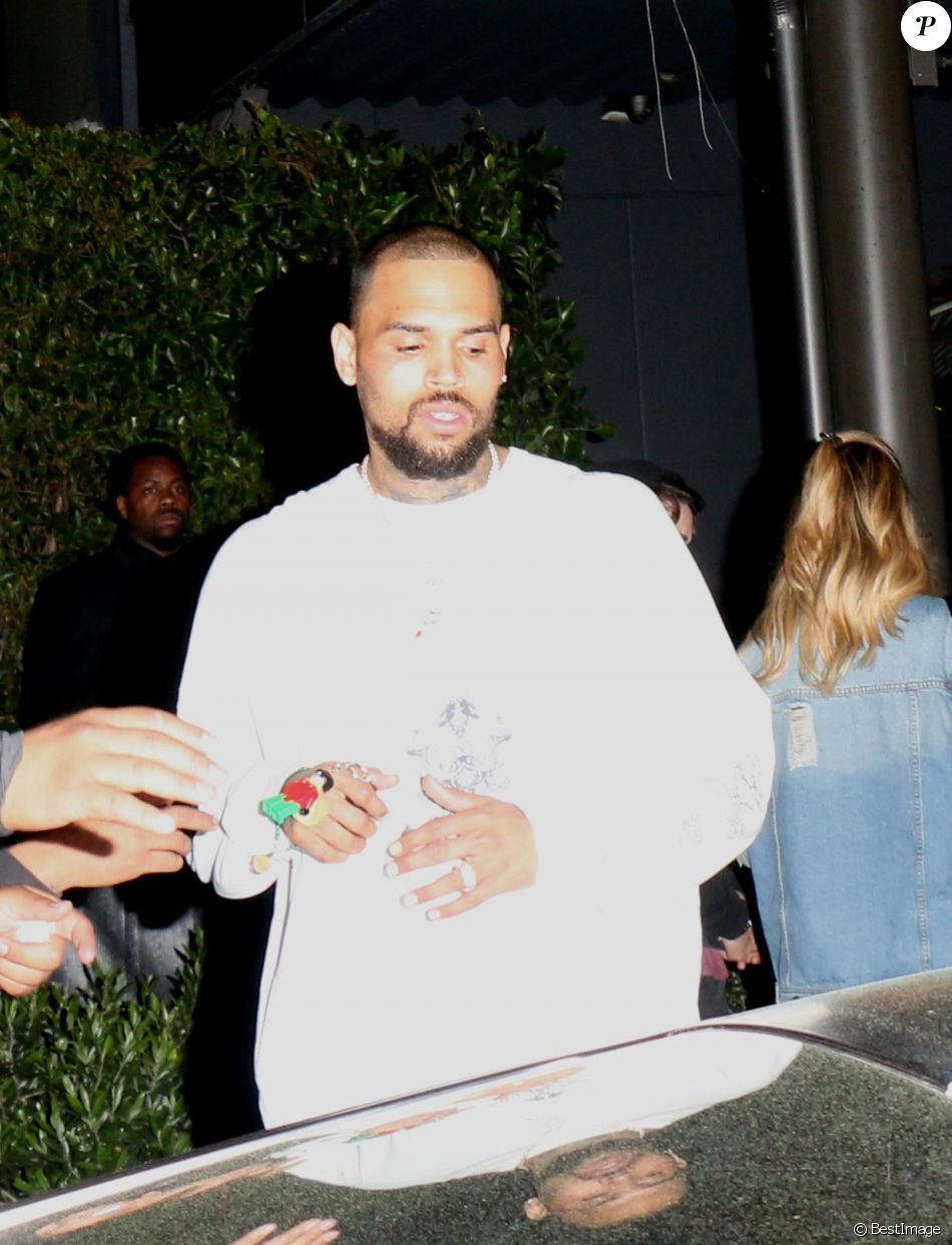 Chris Brown Est Alle Feter L Anniversaire De Paris Jackson Ans Au Bash At Hyde Sunset Kitchen And Cocktails A Los Angeles Le 6 Avril 18 Purepeople