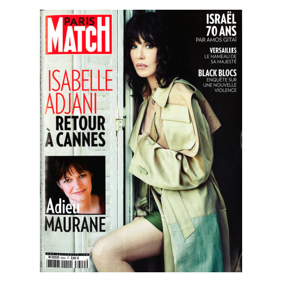 Couverture de Paris Match, en kiosques dès le 10 mai 2018.