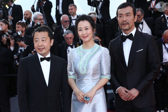 Zhangke Jia, Zhao Tao, Fan Liao - Montée des marches du film « Les Eternels » lors du 71ème Festival International du Film de Cannes. Le 11 mai 2018 © Borde-Jacovides-Moreau/Bestimage