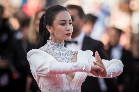 Miya Muqi - Montée des marches du film « Les Eternels » lors du 71ème Festival International du Film de Cannes. Le 11 mai 2018 © Borde-Jacovides-Moreau/Bestimage