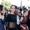 Vanessa Filho et Marion Cotillard (Robe Guy Laroche), Déborah François - Montée des marches du film « Les Filles du Soleil » lors du 71ème Festival International du Film de Cannes. Le 12 mai 2018 © Borde-Jacovides-Moreau/Bestimage