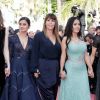 Patty Jenkins, Salma Hayek, Sofia Boutella - Montée des marches du film « Les Filles du Soleil » lors du 71ème Festival International du Film de Cannes. Le 12 mai 2018 © Borde-Jacovides-Moreau/Bestimage