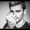 Antoine Griezmann photographié apr Nikos Aliagas, mars 2018.