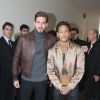 Kevin Trapp et Neymar Jr - Arrivées au défilé de mode « Louis Vuitton » Hommes Automne-Hiver 2018 au Palais Royal à Paris. Le 18 janvier 2018 © CVS - Veeren / Bestimage