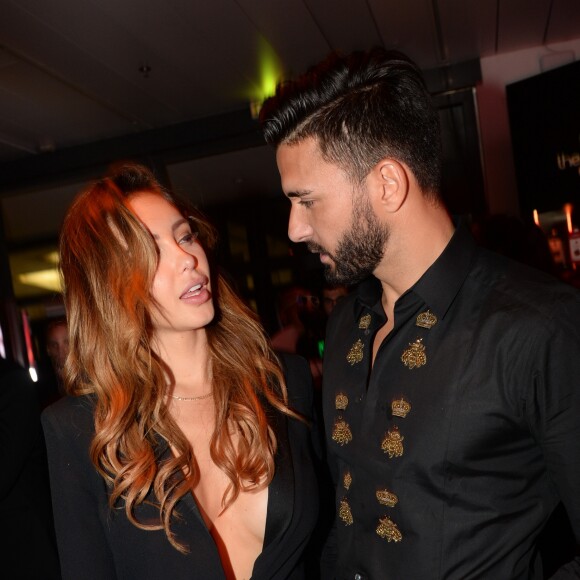 Exclusif - Nabilla Benattia et Thomas Vergara lors d'une soirée privée à la Villa des Amandiers lors du 71ème Festival International de Cannes le 14 mai 2018. © Rachid Bellak/Bestimage