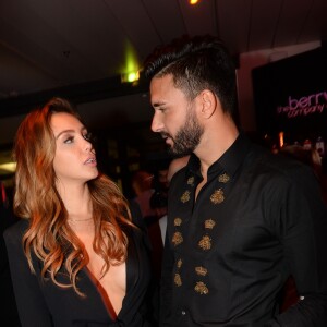 Exclusif - Nabilla Benattia et Thomas Vergara lors d'une soirée privée à la Villa des Amandiers lors du 71ème Festival International de Cannes le 14 mai 2018. © Rachid Bellak/Bestimage