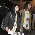 Frances Bean Cobain et Isaiah Silva arrivent à LAX, le 26 janvier 2015