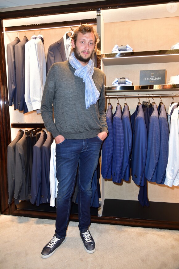 Semi-Exclusif - Amaury Leveaux - People à l'ouverture de la boutique "Cornelliani" à Paris. Le 26 mai 2016 © Giancarlo Gorassini / Bestimage