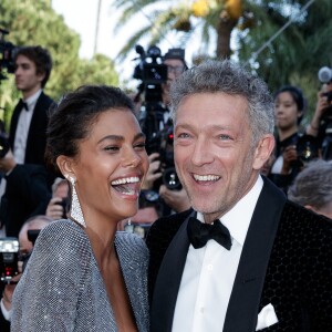 Vincent Cassel et sa fiancée Tina Kunakey - Montée des marches du film « Les Filles du Soleil » lors du 71ème Festival International du Film de Cannes. Le 12 mai 2018 © Borde-Jacovides-Moreau/Bestimage