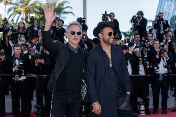 Le chanteur Sting et le rappeur Shaggy - Montée des marches du film « L'Homme qui tua Don Quichotte » lors de la cérémonie de clôture du 71ème Festival International du Film de Cannes. Le 19 mai 2018 © Borde-Jacovides-Moreau / Bestimage