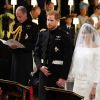 Meghan Markle et le prince Harry, duchesse et duc de Sussex, lors de leur mariage le 19 mai 2018 à Windsor.