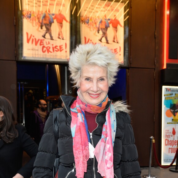 Danièle Gilbert - Avant-première du film "Vive la crise !" au cinéma Max Linder à Paris le 2 mai 2017. © Coadic Guirec/Bestimage