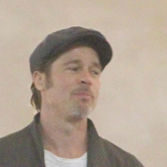 Brad Pitt arrive au concert de U2 au Forum à Inglewood, le 16 mai 2018
