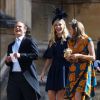Chelsy Davy habillée d'une robe Alaia au mariage de son ex-boyfriend le prince Harry avec Meghan Markle le 19 mai 2018 à Windsor.