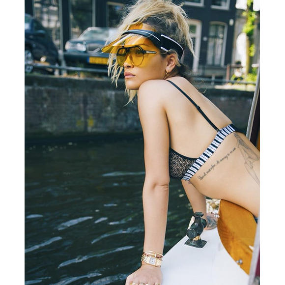 Rita Ora à Amsterdam. Mai 2018.