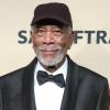 Morgan Freeman à la remise de prix des acteurs Guild awards à l'Auditorium Shrine à Los Angeles, le 21 janvier 2018.