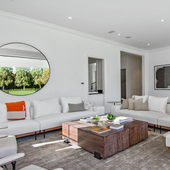 Illustration de la nouvelle maison de Ben Affleck, achetée en avril 2018 pour 19 millions de dollars et située à Pacific Palisades, Los Angeles.