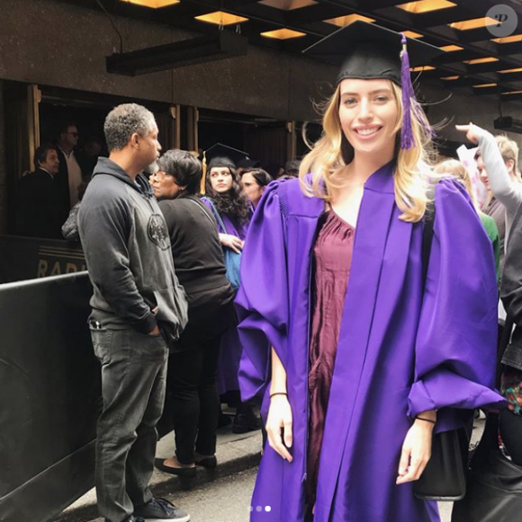 Ewan McGregor, Clara McGregor et Eve McGregor pour la remise du diplôme de Clara à New York le 18 mai 2018