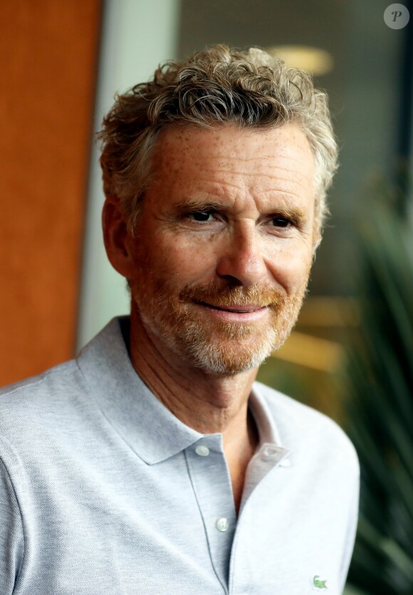 Denis Brogniart au village lors des internationaux de France de tennis de Roland Garros, Jour 3, à Paris le 29 mai 2018. © Dominique Jacovides / Cyril Moreau / Bestimage