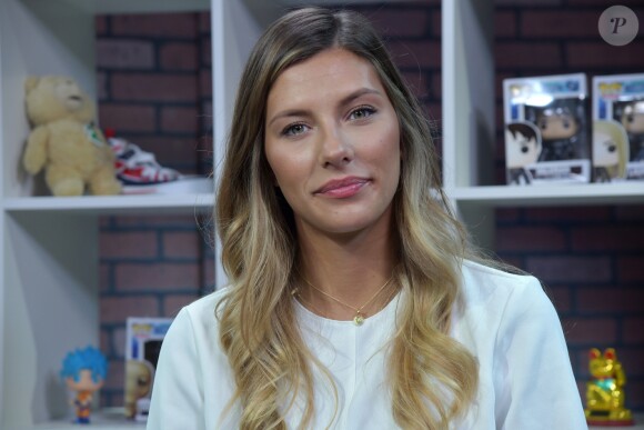 Exclusif - Camille Cerf (Miss france 2015) dans les locaux de Webedia pour une interview pour Purepeople à Levallois-Perret le 1er juin 2018. © Giancarlo Gorassini/Bestimage