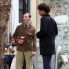 Exclusif - Rocco Ritchie boit une bière avec des amis à la taverne Fitzroy à Londres, le 24 mai 2018.