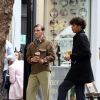 Exclusif - Rocco Ritchie boit une bière avec des amis à la taverne Fitzroy à Londres, le 24 mai 2018.