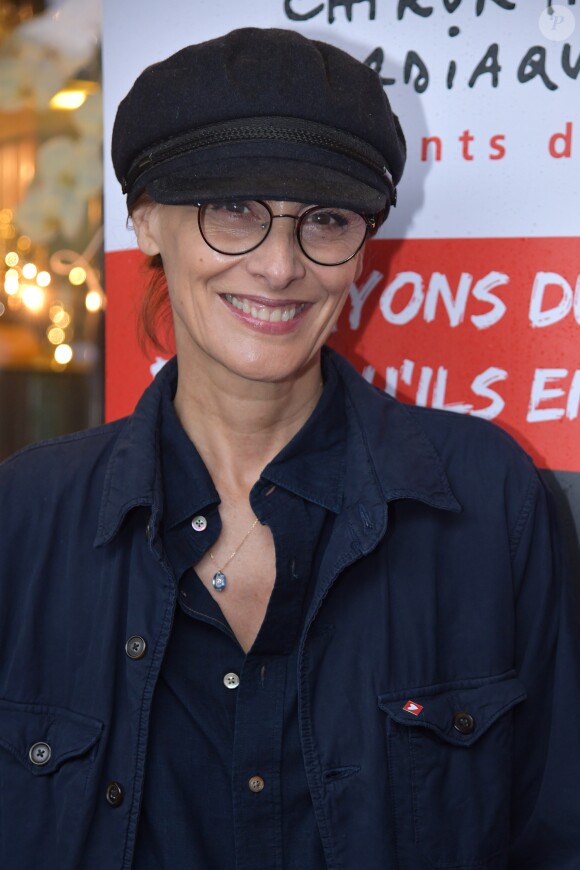 Inès de la Fressange et Lucie Lucas - Lancement de l'opération Petits Déjeuners Du Coeur au profit de l'association Mécénat Chirurgie Cardiaque au Café de la Paix à Paris. Le 5 juin 2018. © Giancarlo Gorassini / Bestimage