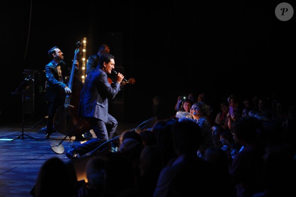 Exclusif - Concert du chanteur Dany Brillant , "Rock and Swing Tour", à la salle Pleyel à Paris, France, le 2 juin 2018. © Guillaume Gaffiot/Bestimage (