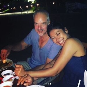 Anggun et son chéri au Radja Seafood Cafe Jimbaran à Bali. Instagram, juin 2018