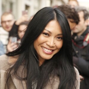 Anggun - Arrivées au défilé de mode "Jean Paul Gaultier", collection Haute-Couture printemps-été 2018, à Paris. Le 24 janvier 2018 © Christophe Aubert via Bestimage