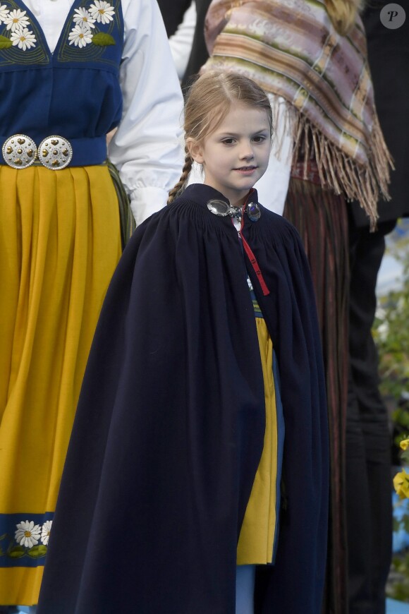 La princesse Estelle de Suède - La famille royale de Suède assiste à la fête nationale dans les jardins du musée Skansen à Stockholm le 6 juin 2018.  Sweden's National Day celebrations at Skansen, Stockholm, Sweden 2018-06-0606/06/2018 - Stockholm
