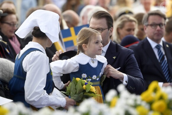 La princesse Victoria de Suède, la princesse Estelle, le prince Daniel - La famille royale de Suède assiste à la fête nationale dans les jardins du musée Skansen à Stockholm le 6 juin 2018.  Sweden's National Day celebrations at Skansen, Stockholm, Sweden 2018-06-0606/06/2018 - Stockholm